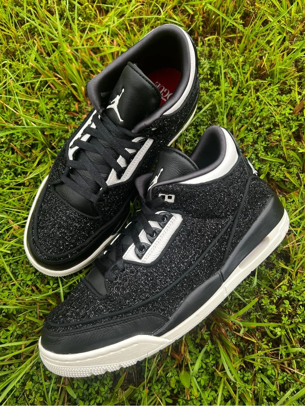 RARE Air Jordan 3 size 10 Mens Vogue AWOK Black shoes